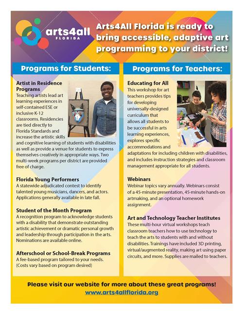 Arts4All programs